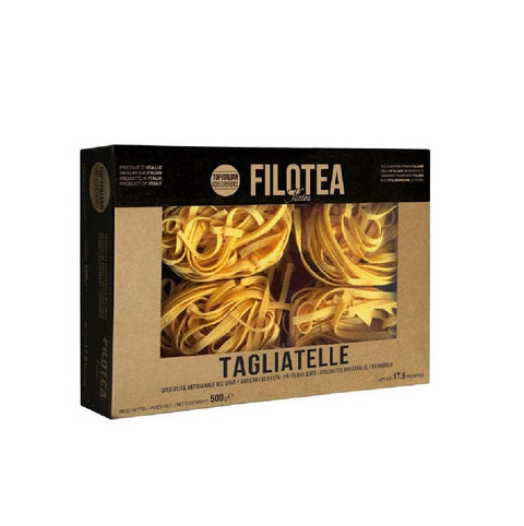 Filotea pasta 6x Filotea Tagliatelle handwerklich hergestellte Eiernudeln 500gr 8032993000776