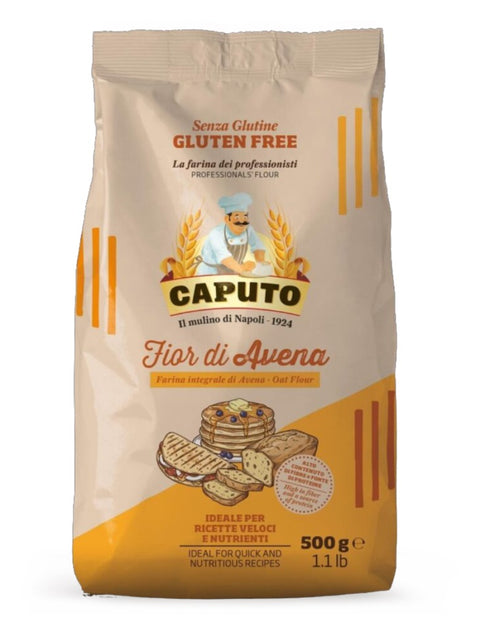 3x Caputo Fior di Avena Vollkorn-Hafermehl, glutenfrei, 500 g