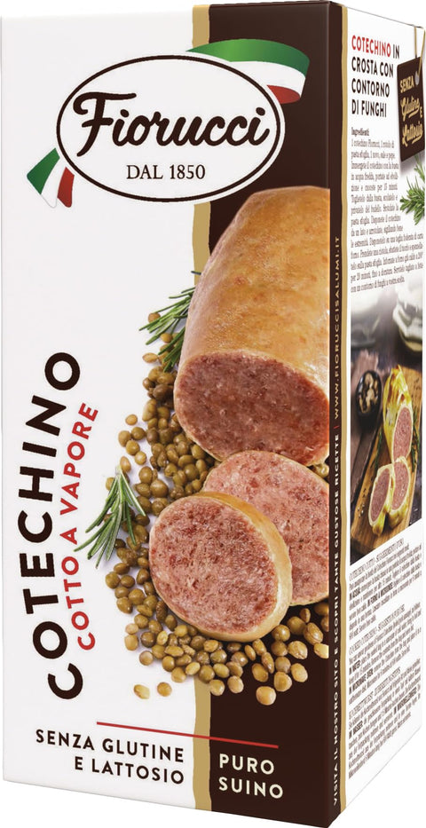 Fiorucci 0 COTECHINO Fiorucci 500g - italienische Wurstspäzialität - Kochwurst aus Schweinefleisch 8007975003397