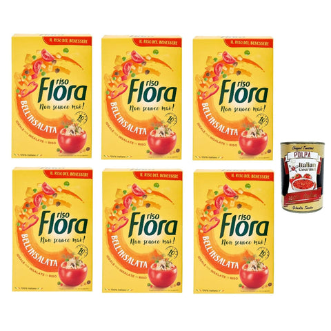 Flora Riso Bell'Insalata Ideale per Insalate di Riso, 100 % italienischer Reis, Idealer Reis für Reissalate 1 Kg italienisch Original