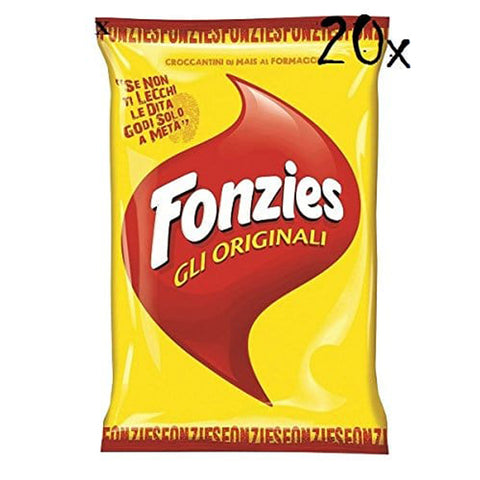 Fonzies Maissnack mit Käse 100g Käsechips chips mit mais italien snack 20x Original italienisch