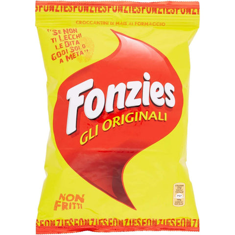 Fonzies Maissnack mit Käse Käsechips chips mit mais italien snack 24x100g Original italienisch