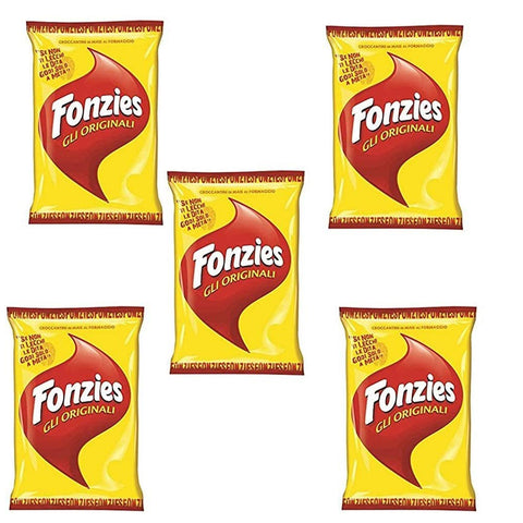5x Fonzies - Maissnack mit Käse 100 g (500 g) chips mais italien italienisch Original Kartoffelchips