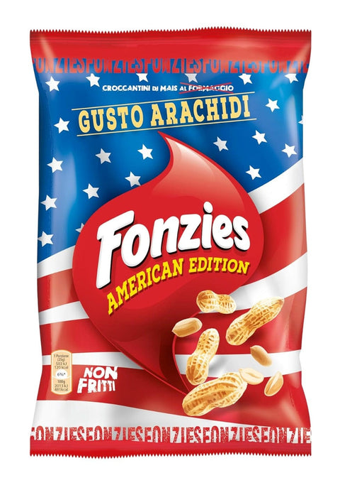 Fonzies Chips Fonzies American Edition Mais-Crunchies mit Erdnussgeschmack, gebacken, (100g) 7622202395307