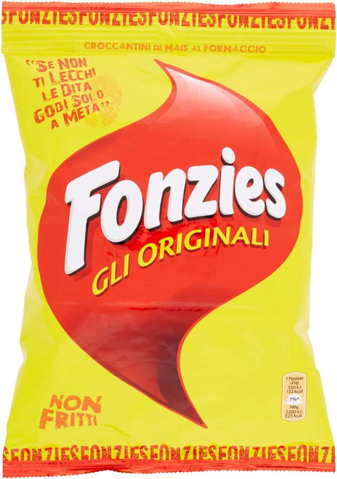 Fonzies Chips Set 24 FONZIES Chips Original Gr100 117.439 Snack- Und Salzige Knabbereien 7438634645213