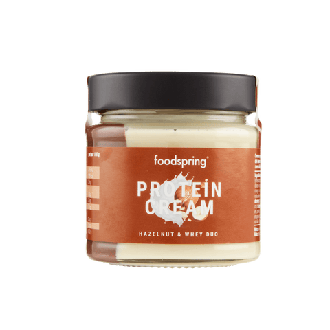 Foodspring Haselnusscreme Foodspring Crema proteica Duo Nocciole Duo Haselnuss-Proteincreme 200 g 4260363497893