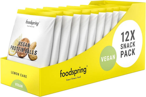 Foodspring Rohe Frucht Foodspring Lemon cake Zitronenkuchen 12 x 40g