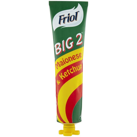 Friol Ketchup Friol Big 2 Ketchup und Mayonnaise Würzsaucen Sauce in Tube 190g italienisch Original 8002470031982