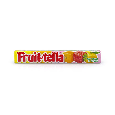 Fruittella Perfetti Assortite Caramelle Morbide alla Frutta Erdbeer Zitrone und Orange weiche Obst Süßigkeiten 1 Stk Original italienisch Feinkost