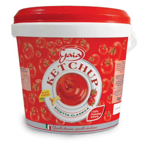 GAIA Ketchup Eimer, Rot 1x5kg Original italienisch Sauce