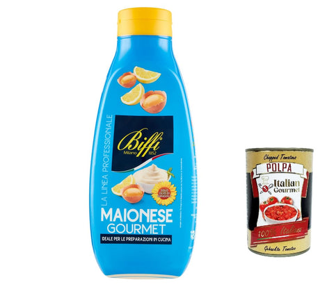Gaia Mayonnaise Biffi La Linea Professionale Maionese Gourmet mayo Mayonnaise 820g + italian Gourmet gourmet polpa 400g 8009320044116