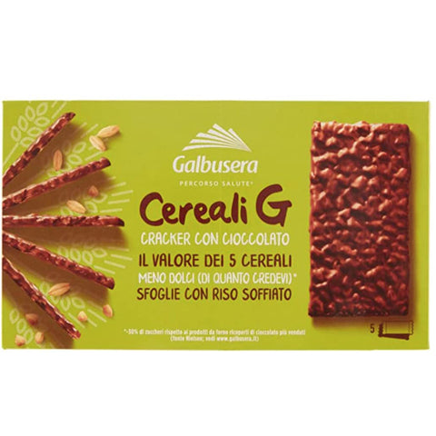 Galbusera Cereali G Cracker Schokolade 3x150g Original italienisch Snack