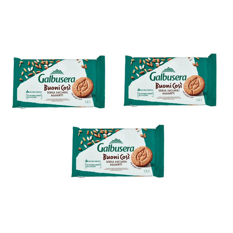 Galbusera Buoni così Kekse zu den 4 Getreidearten snack 300 g italienisch Original