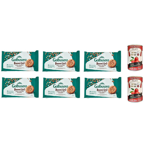 Galbusera Buoni così Kekse hafer und reis snack 6x300g Original italienisch
