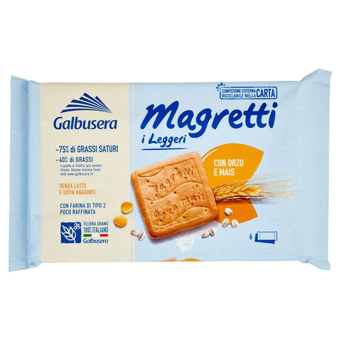 Galbraith Kekse, Mehl mit Gerste und Mais, A Di reduzierten Gehalt Fett 1x350g Original italienisch