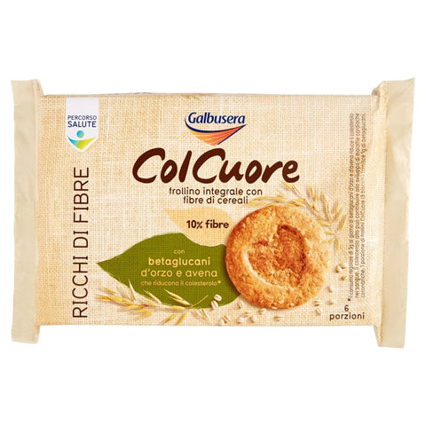 Galbusera Kekse Galbusera ColCuore Kekse Vollkornkekse reich an Fasern 300 g (6 snack) italienisch Original 8002190001913