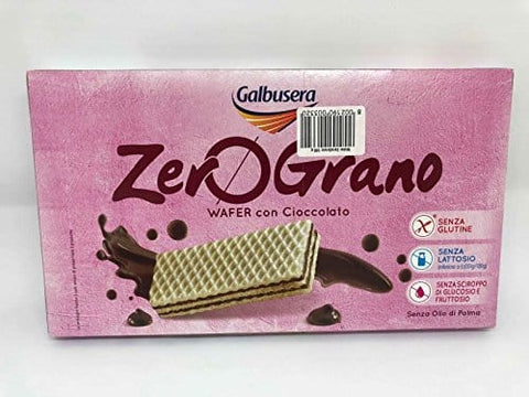Galbusera Kekse Galbusera Wafer senza glutine farciti di crema con cioccolato 3 x 180gr