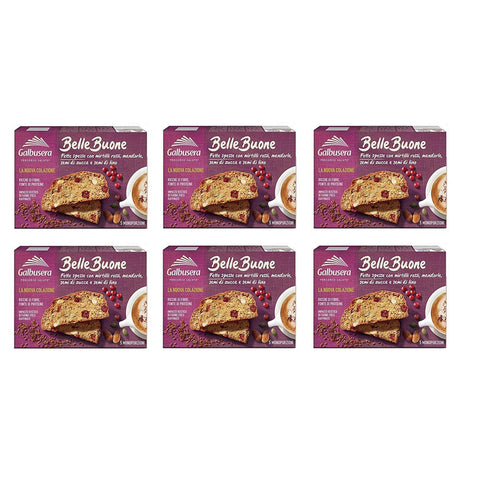 Galbusera belle buone Scheiben Mit Preiselbeeren, Mandeln, Kürbiskernen 200 g italienisch Original