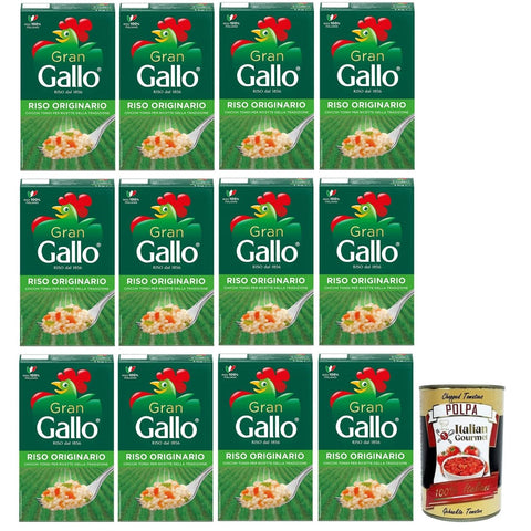 Gallo Reis Gallo Gran Riso Originario,100% Italienischer Reis,Kochzeit 15 Minuten,ideal für die Zubereitung von Füllungen,Packung mit 1 Kg italienisch Original 8001420001594