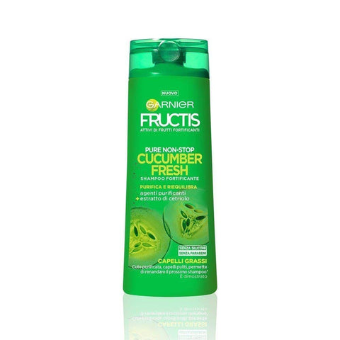Garnier Fructis Stärkendes Shampoo für fettiges Haar, reinigt und glättet das Haar 1x250ml Original italienisch Zutat