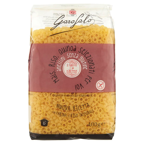 Garofalo Internationale Nudeln 12x Anellini 400g senza Glutine Glutenfrei pasta nudeln + Italian Gourmet polpa 400g 8000139929861