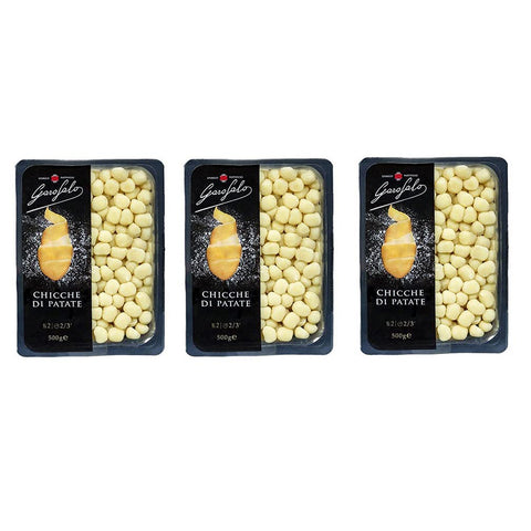 GAROFALO Pasta Chicche di Patate Nudeln Italienische Kleine Kartoffelklöße 3x500g Original italienisch