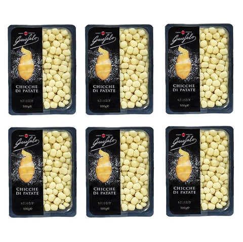 GAROFALO Internationale Nudeln 6x Pasta Garofalo Chicche di Patate Nudeln Italienische Kleine Kartoffelklöße 500g 8000139925597