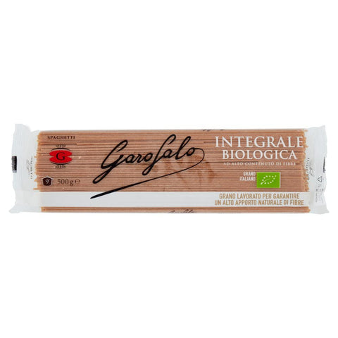 GAROFALO Kurze Pasta 16x Garofalo Pasta di semola integrale di grano duro Bio-Produkt Spaghetti N° 5-9 Vollkornnudeln hartweizengrieß Neapolitanische Pasta Packung mit 500g 8000139910623