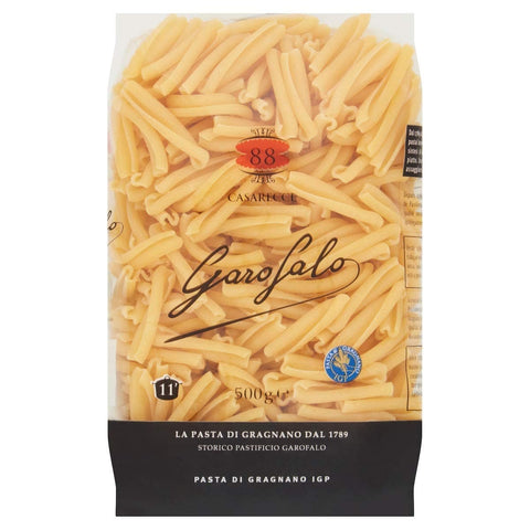 GAROFALO Kurze Pasta 5x Garofalo Pasta di Gragnano IGP Casarecce N° 88 Hartweizengrieß Pasta 100% Neapolitanische Pasta Kurze Pasta Packung mit 500g 8000139000911