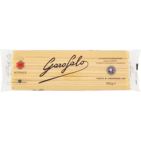 GAROFALO Pasta di Gragnano IGP Fettucce N° 15 Hartweizengrieß Pasta Neapolitanische Pasta Packung mit 5x500g Original italienisch