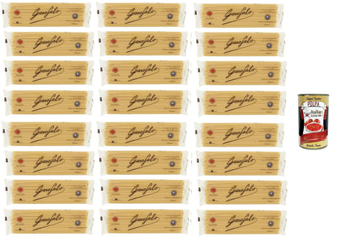 GAROFALO Kurze Pasta Garofalo Bucatini N°14 Nudeln aus Hartweizengrieß Gragnano IGP 24x500gr+ Italian Gourmet polpa 400g 8000139000409