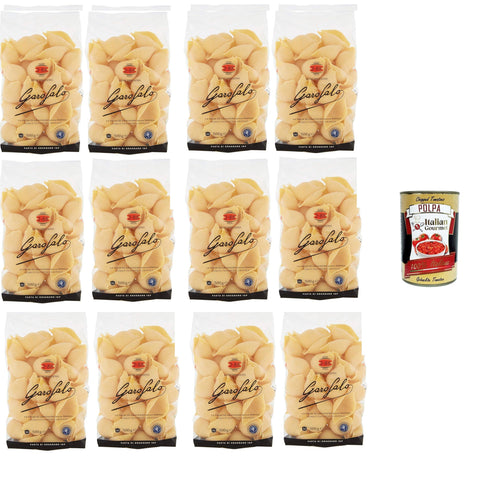 Garofalo ConchiglioniN°2 88 Nudeln aus Hartweizengrieß Gragnano IGP 12x500 gr Kurze Pasta italienisch Original