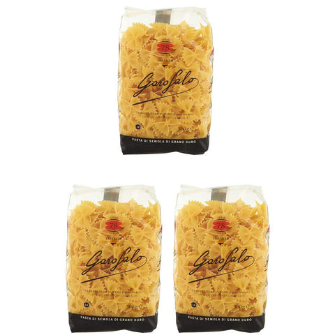 Garofalo Farfalle Rigati Kurze Pasta, 500 g, 3 Stück italienisch Original