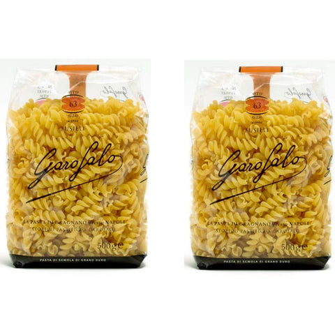 GAROFALO Kurze Pasta GAROFALO Fusilli Kurze Pasta, 500 g, 2 Stück Original italienisch 8000139004636