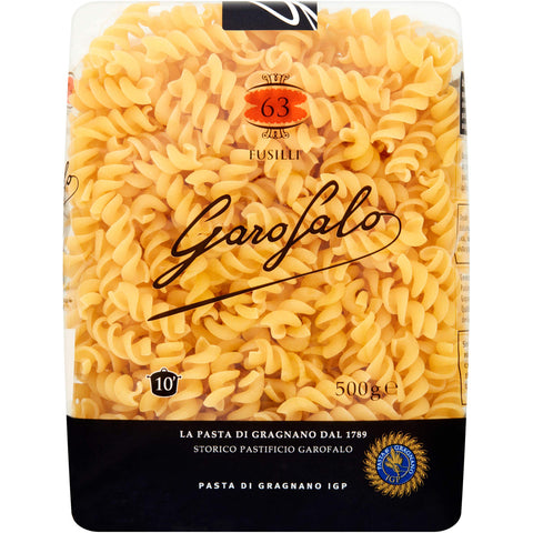 GAROFALO Fusilli Spiralen extra kurz, 4er Pack 4x500g Original italienisch Pasta