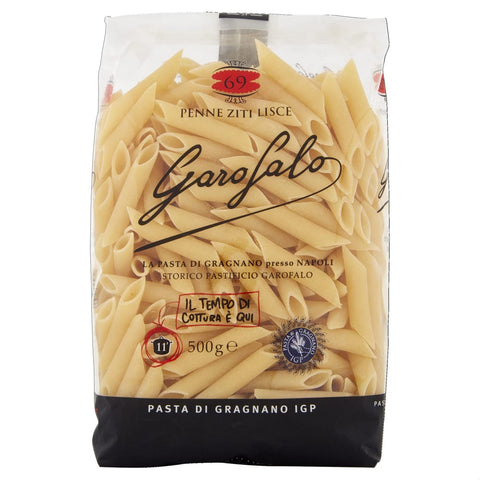 GAROFALO Kurze Pasta GAROFALO Penne Ziti Lisce, Pasta Di Semola Di Grano Duro - 500 G Original italienisch 8000139007057