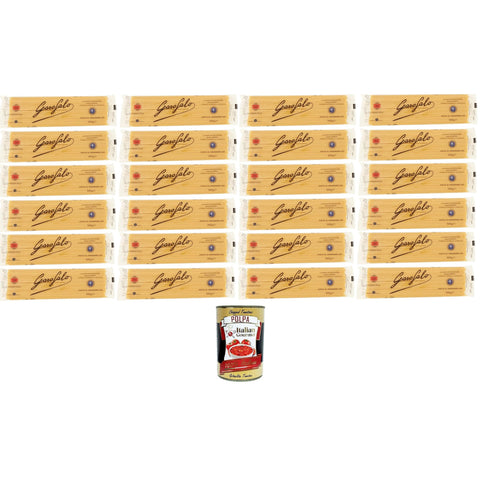 GAROFALO Vermicelli N°10 Nudeln aus Hartweizengrieß Gragnano IGP 24x500gr Original italienisch inkl. Italian Gourmet Polpa 400g