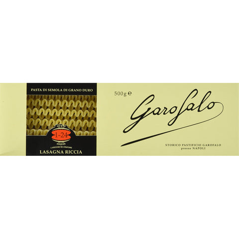 Garofalo Lasagne Riccia Platten 3er Pack ( ) 3x500 g italienisch Original Pasta