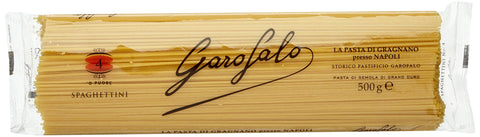 GAROFALO Längliche Pasta Spaghettini Garofalo Gragnano 500g 4er Pack (4 x 500g) 8000139004278
