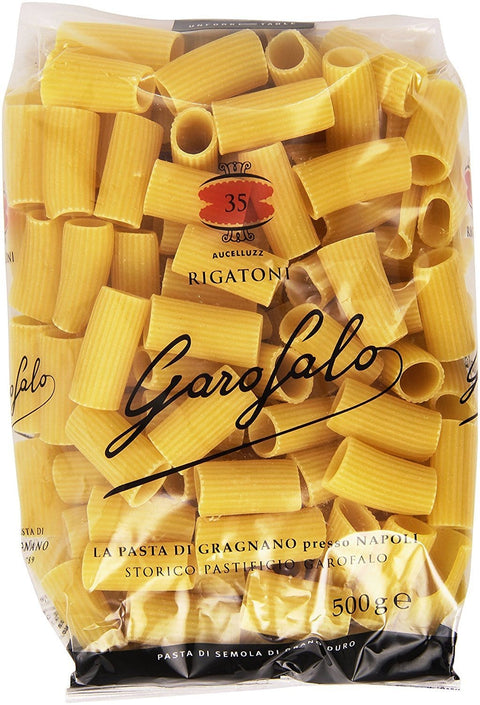 GAROFALO Nudelgerichte 10x Pasta Garofalo 100% Italienisch Rigatoni n 35 Nudeln 500g pasta di gragnano