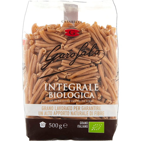 Garofalo Pasta Integrale Casarecce Vollkorn-Hartweizen Bio-Produkt 500 g 10x italienisch Original + kostenlos polpa 400 g