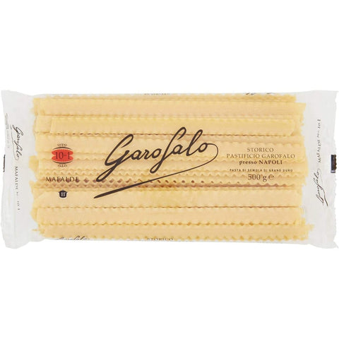 Garofalo Nudeln & Pasta Garofalo Mafalde N. 10 1 Neapolitanische Hartweizengrieß Packung mit 500 g Pasta IGP Nudeln & Pasta italienisch Original 8000139000102