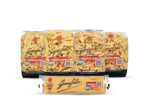 Garofalo Nudeln & Pasta TESTPAKET Pasta (5 x 500g) 5 Arten von Nudeln (Elicoidali -Penne ziti rigati -Fusilli -Spaghetti -Farfalle) + Italian Gourmet polpa 400g 8000139933714