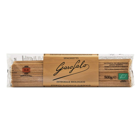 GAROFALO Pasta 10x Garofalo Pasta di semola integrale di grano duro Bio-Produkt Spaghetti N° 5-9 Vollkornnudeln hartweizengrieß Neapolitanische Pasta Packung mit 500g 8000139910623