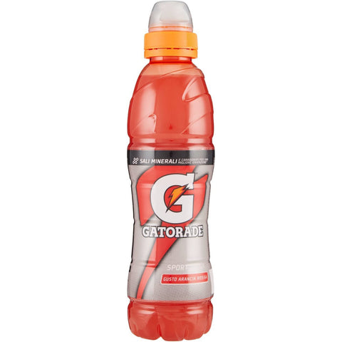 Gatorade Arancia Rossa Bevanda energetica Energiegetränk Rote orange 50 cl Energy Drinks italienisch Original