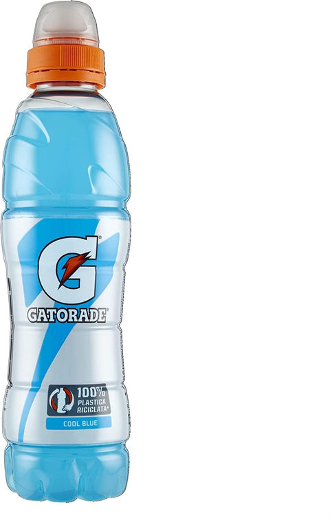 Gatorade Energy Drinks 12x Cool Blue Lampone Bevanda energetica Energiegetränk Himbeere 50 cl 8001160001786
