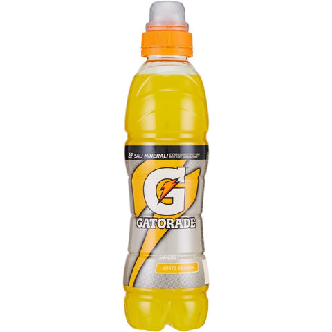 Gatorade Arancia Bevanda energetica Energiegetränk orange 50 cl Energy Drinks italienisch Original