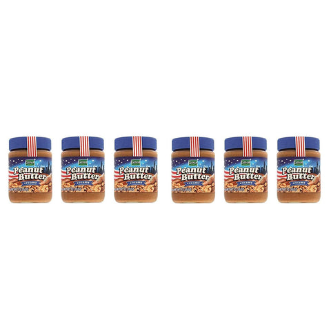 Gina Burro di arachidi creamy Erdnussbutter Peanut Butter Streichcreme 6x350g Original italienisch