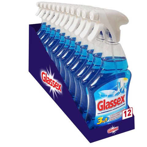 Glassex Glasreinigung Glassex Glasreiniger 12er Pack Ammoniaca 8002990001267