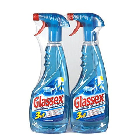 Glassex Glasreinigung Glassex Glasreiniger 2er Pack Ammoniaca Glasreinigung italienisch Original 8002910023485